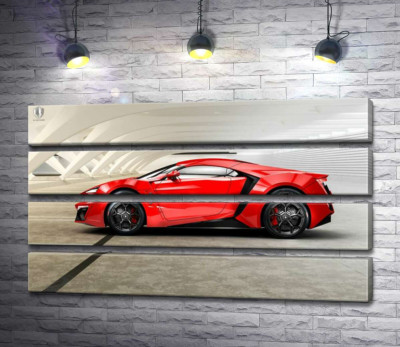 Ідеальні вигини ліній в ексклюзивному автомобілі Lykan HyperSport