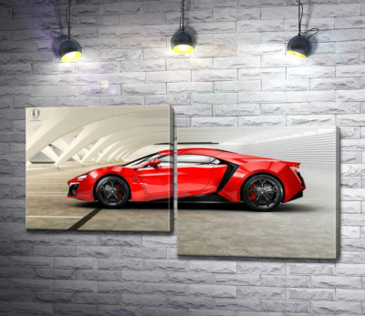 Идеальные изгибы линий в эксклюзивном автомобиле Lykan HyperSport