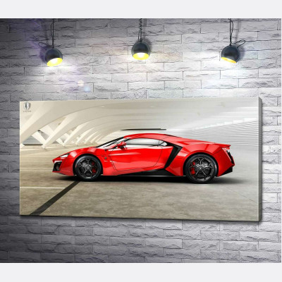 Ідеальні вигини ліній в ексклюзивному автомобілі Lykan HyperSport