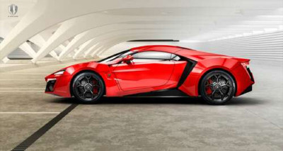 Ідеальні вигини ліній в ексклюзивному автомобілі Lykan HyperSport