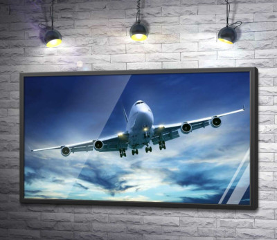 Постер "На посадку: американский самолет "Jumbo Jet""