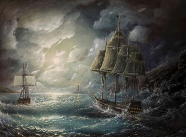 Кораблі у владі нічного шторму