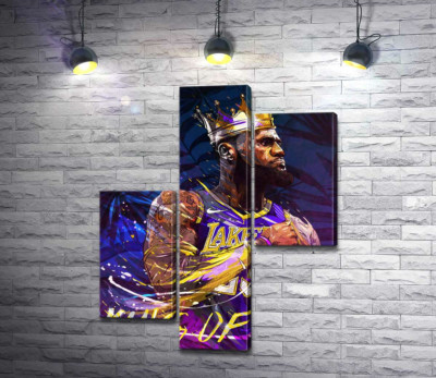 Баскетболіст Леброн Джеймс (LeBron James) - король Лос-Анджелеса