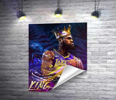 Баскетболист Леброн Джеймс (LeBron James) - король Лос-Анджелеса