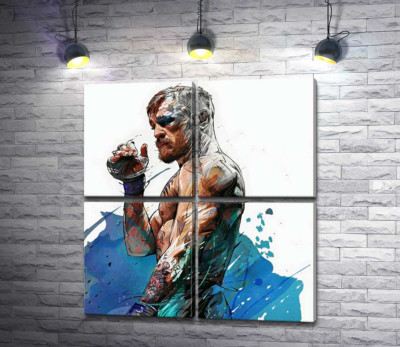 Боксер Конор Мак-Грегор (Conor McGregor) после победного боя