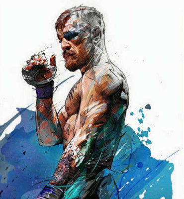 Боксер Конор Мак-Грегор (Conor McGregor) после победного боя