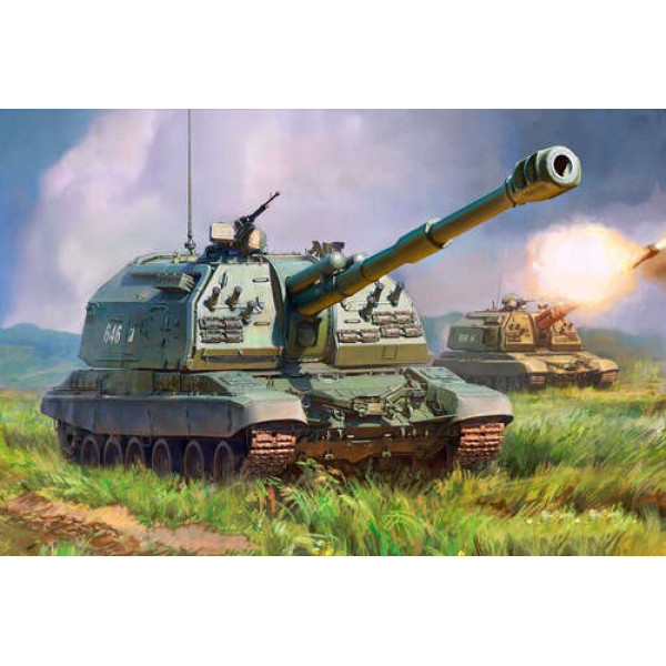 Радянський винищувач танків ІСУ-152 "Звіробій" на полі бою