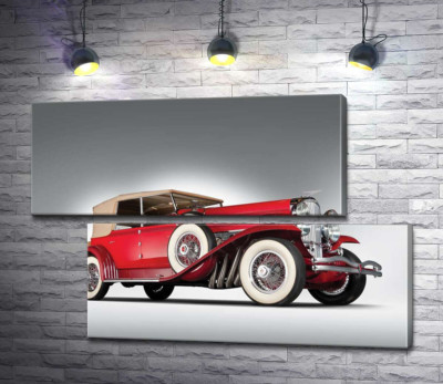 Модульна картина "Старовинний автомобіль 1920 року американської компанії Duesenberg"