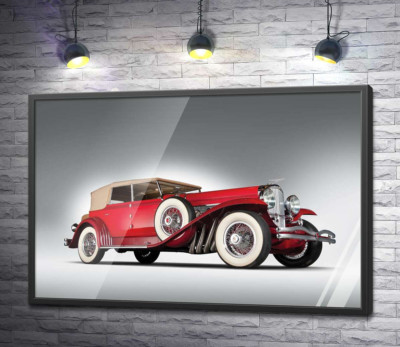 Постер "Старовинний автомобіль 1920 року американської компанії Duesenberg"