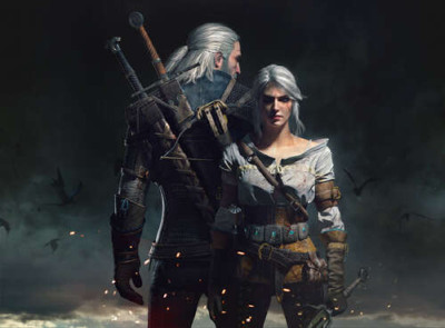 Смелые герои игры "Ведьмак" (Witcher): Геральт и Цири