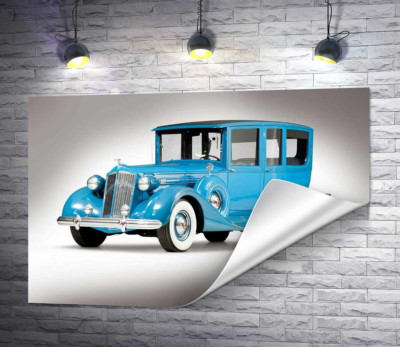 Голубой лимузин 1937 американской компании Packard