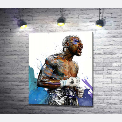 Сильний дух переможця в боксері Флойді Мейвезері (Floyd Mayweather)