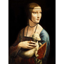 Пані з горностаєм (Dama con l'ermellino) - Леонардо да Вінчі (Leonardo da Vinci)