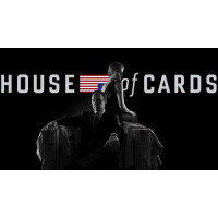 Главные герои – супруги, на постере к сериалу "Карточный дом" (House of cards)
