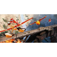 Герои мультфильма "Самолеты" (Planes) спешат на спасательную операцию
