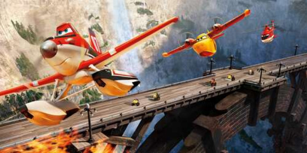 Герої мультфільму "Літачки" (Planes) поспішають на рятувальну операцію