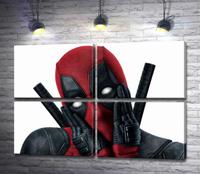 Портрет Дедпула (Deadpool), що мило позує