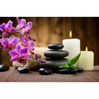 Спа-отдых в ароматах свечей, орхидей среди бамбука и камней