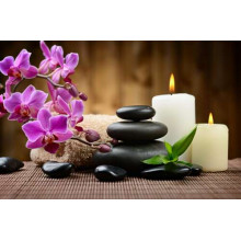 Спа-отдых в ароматах свечей, орхидей среди бамбука и камней