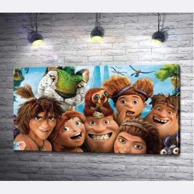 Назад в минуле з героями мультфільму "Сімейка Крудс" (The Croods)