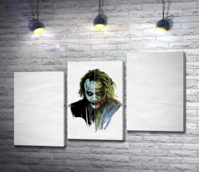 Арт-портрет Джокера (Joker) із загрозливим поглядом