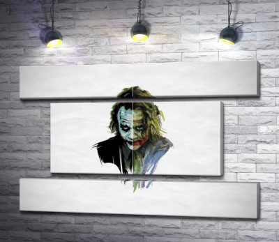 Арт-портрет Джокера (Joker) із загрозливим поглядом
