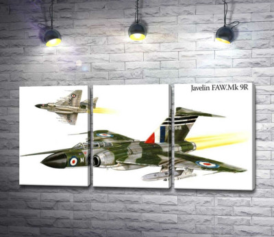 Британское "Копье" (Javelin FAW.Mk 9R) самолет-истребитель
