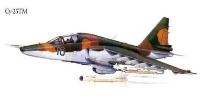 Самолет-штурмовик Су-25 "Грач" (Frogfoot)