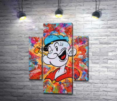 Моряк Папай (Popeye) підморгує