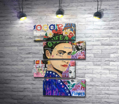 Модульна картина "Маска Фріди (Frida Mask)"
