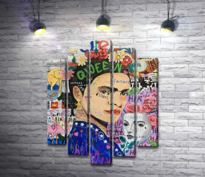 Модульна картина "Маска Фріди (Frida Mask)"