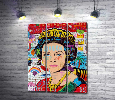 Модульна картина "Боже, бережи королеву (God save the queen)"
