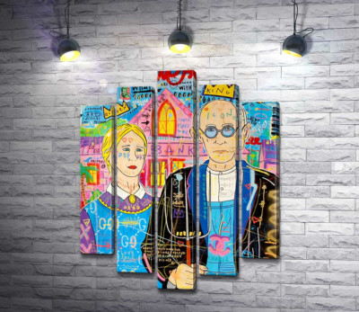 Модульна картина "Пара (Couple)"