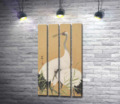 Два журавля (Two Cranes) – Охара Косон (Ohara Koson)