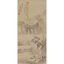 Скит на височині біля Сливового струмка (The lofty hermit of Plum creek) - Ван Хуей (Wang Hui) 