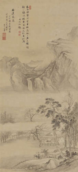 Скит на возвышенности у Сливового ручья (The lofty hermit of Plum creek) – Ван Хуэй (Wang Hui)