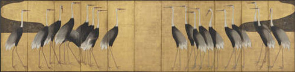 Журавли (Cranes) – Огата Корин (Ogata Korin)
