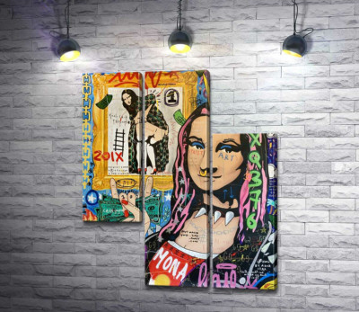 Модульная картина "Панк-музей Мона (Mona Punk Museum)"