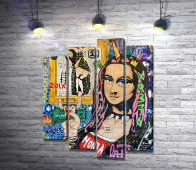 Модульная картина "Панк-музей Мона (Mona Punk Museum)"