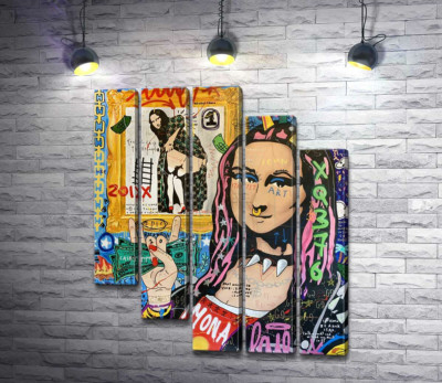 Модульна картина "Панк-музей Мона (Mona Punk Museum)"