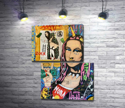 Модульна картина "Панк-музей Мона (Mona Punk Museum)"