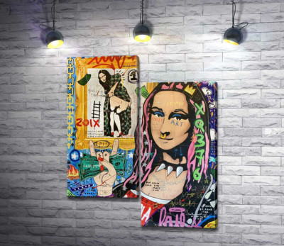 Модульная картина "Панк-музей Мона (Mona Punk Museum)"