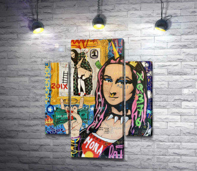 Модульна картина "Панк-музей Мона (Mona Punk Museum)"
