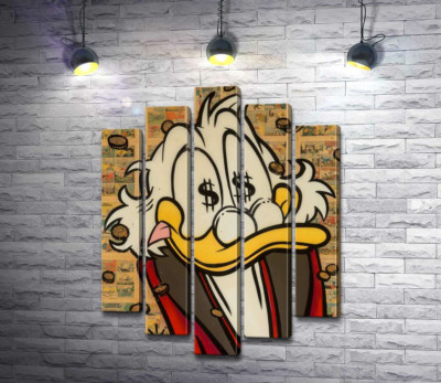 Модульна картина "Щастя Скруджа (Happy Scrooge)"