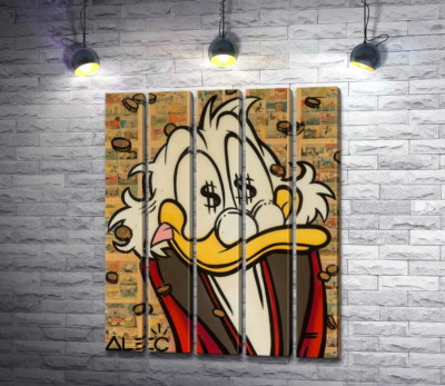 Модульна картина "Щастя Скруджа (Happy Scrooge)"