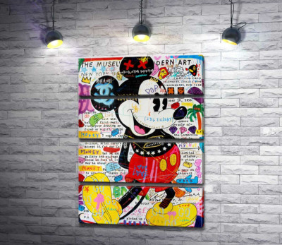 Модульна картина "Музейний Міккі ( Museum Mickey)"