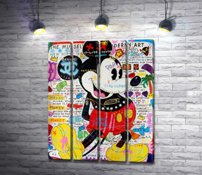 Модульна картина "Музейний Міккі ( Museum Mickey)"
