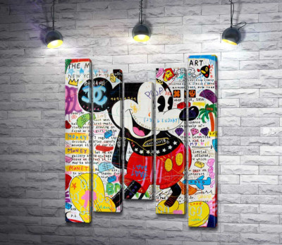 Модульна картина "Музейний Міккі ( Museum Mickey)"