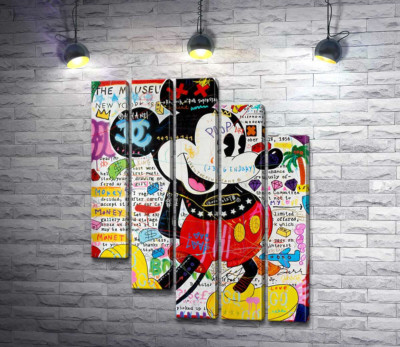 Модульна картина "Музейний Міккі ( Museum Mickey)"
