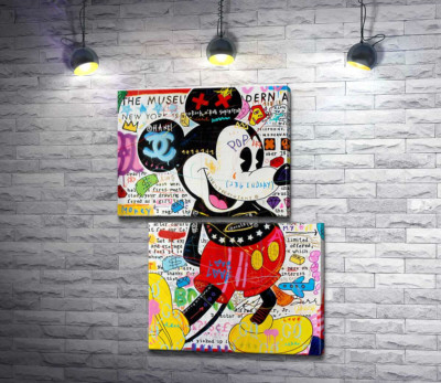 Модульна картина "Музейний Міккі ( Museum Mickey)"